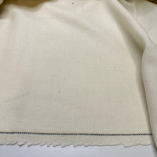 Gerbera Daisy - Crepe Wool Woven - Cream - 2.5M Bundle