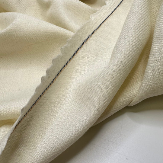 Gerbera Daisy - Crepe Wool Woven - Cream - 2.5M Bundle