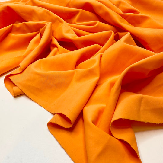 Gladiolus - Water Resistant Jersey Polyester Blend Knit - Peach Orange - 1.3M Bundle
