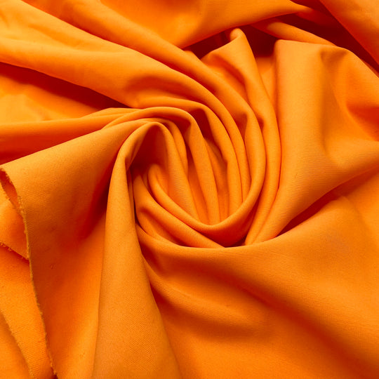 Gladiolus - Water Resistant Jersey Polyester Blend Knit - Peach Orange - 1.3M Bundle