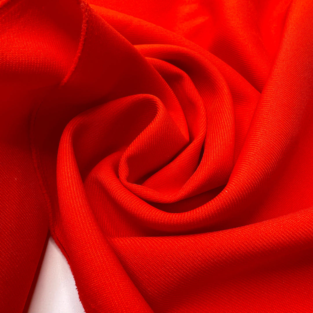 Red Red Rose - Twill Weave Poly Woven - Red - 1.1M Bundle