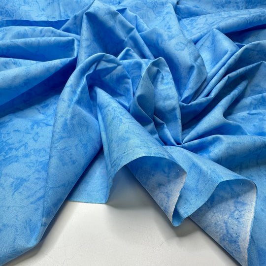 Flowers By The Pool - Cotton Woven - Light Blue Abstract - 1.2M Bundle