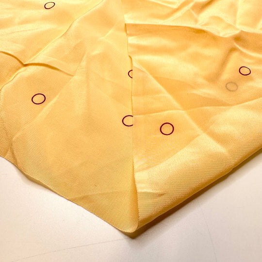 Honeysuckle - Silk Woven - Dark Red/Cream Circles - 1.85M Bundle