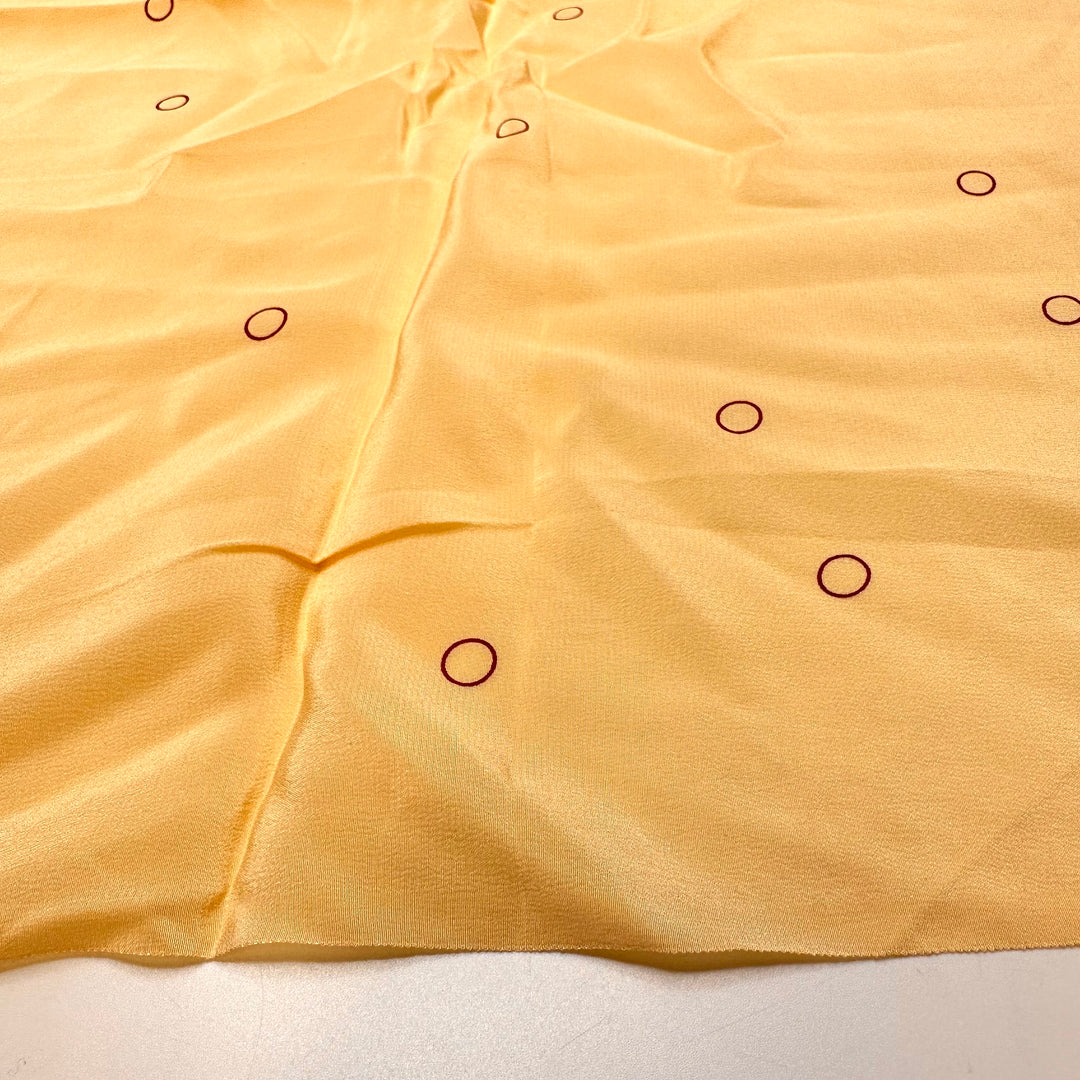 Honeysuckle - Silk Woven - Dark Red/Cream Circles - 1.85M Bundle
