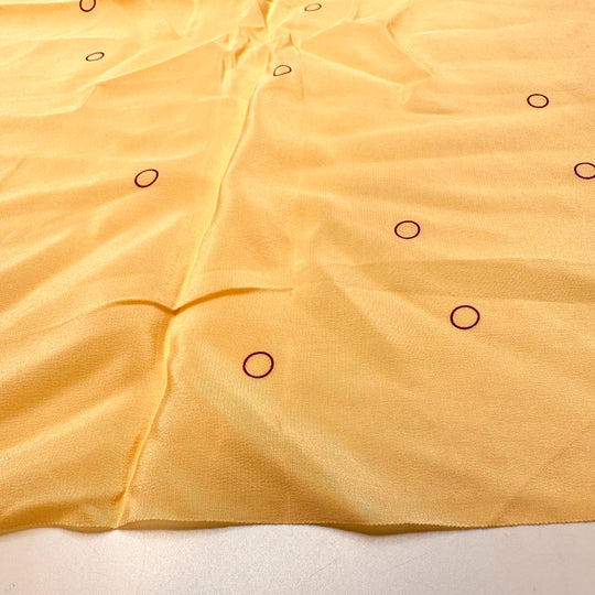 Honeysuckle - Silk Woven - Dark Red/Cream Circles - 1.85M Bundle