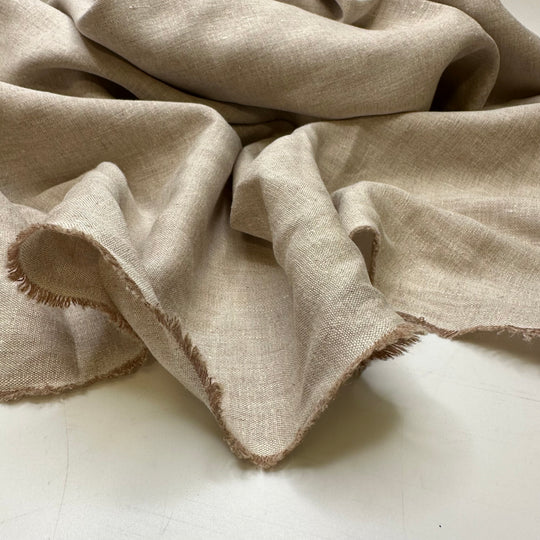 Before The Chocolate Chips Are Added - Linen Blend Woven - Light Beige - 2.7M Bundle