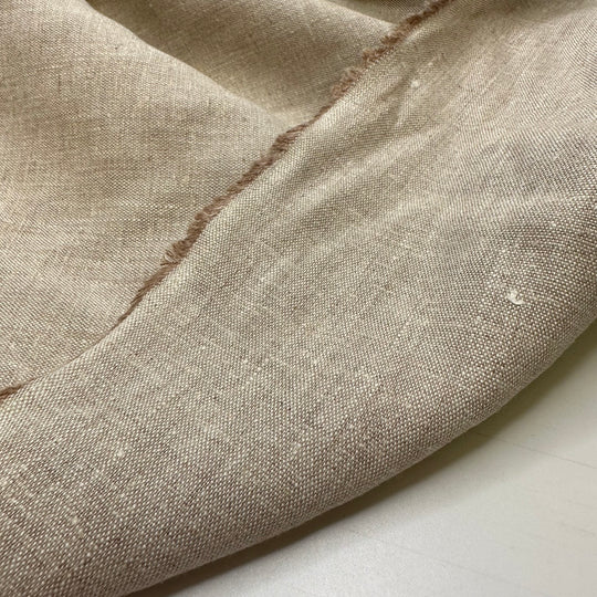 Before The Chocolate Chips Are Added - Linen Blend Woven - Light Beige - 2.7M Bundle