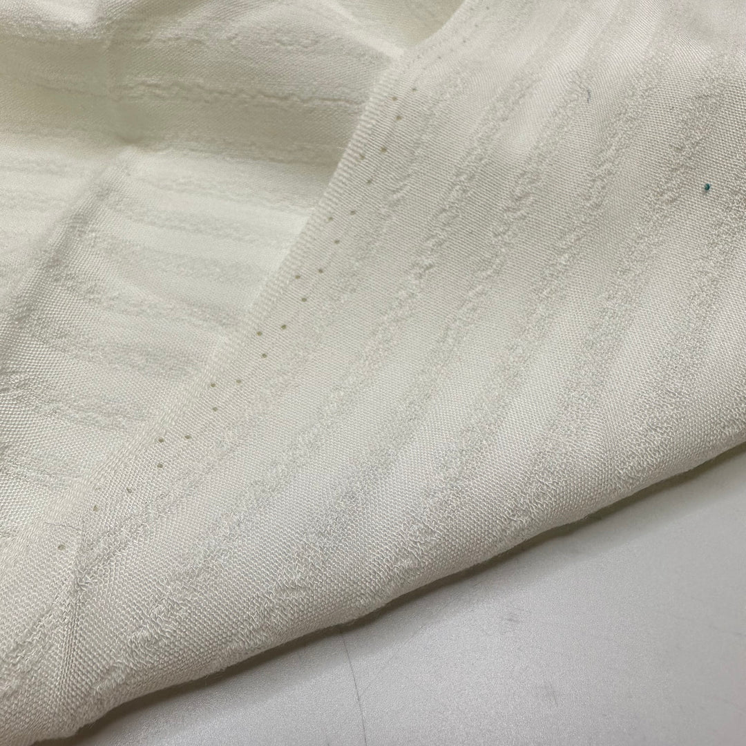 Coconut Sprinkles - Rayon Blend Woven - White Pinstripe - 4M Bundle