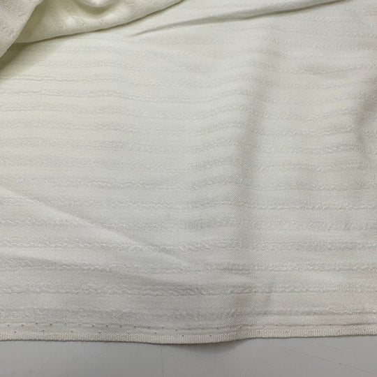 Coconut Sprinkles - Rayon Blend Woven - White Pinstripe - 4M Bundle