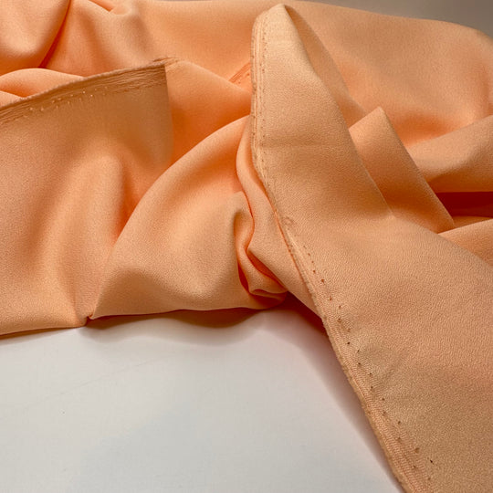 Sweet Peaches - Crepe Poly Woven - Peach - 2.5M Bundle