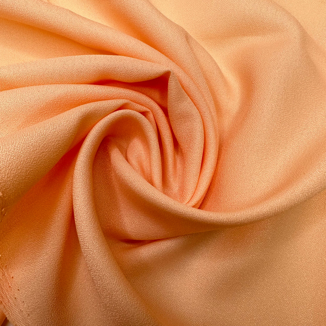 Sweet Peaches - Crepe Poly Woven - Peach - 2.5M Bundle