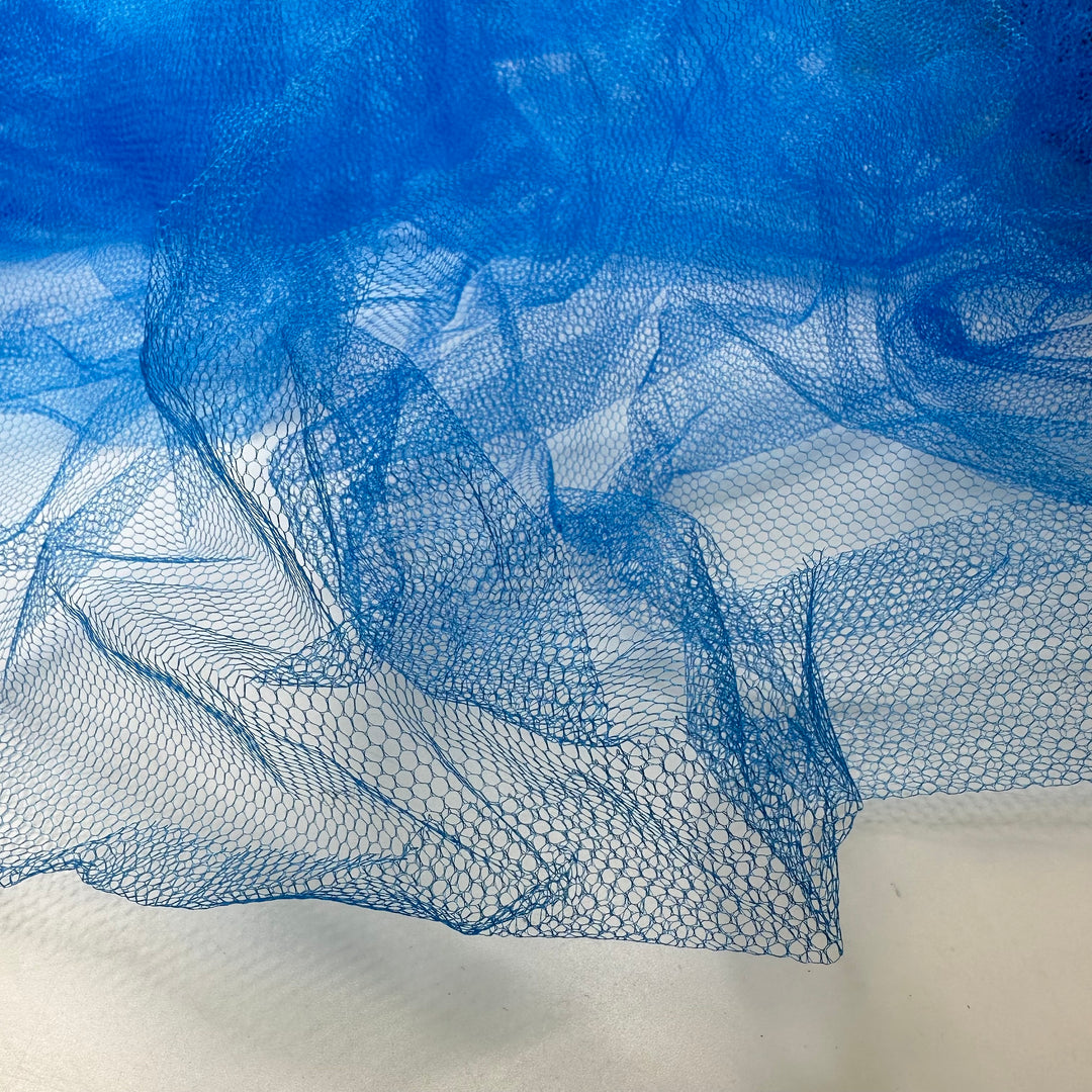 Decorating So You Wont Miss Is - Tulle Polyester Blend Knit - Light Blue - 1.3M Bundle