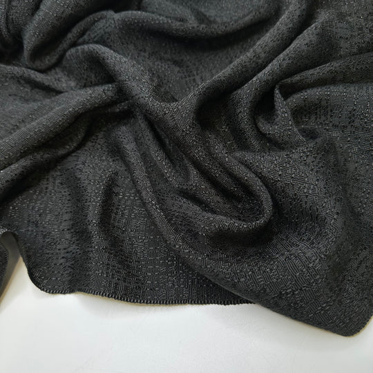 Bread Going Against The Grain - Poly Woven - Black Geometric - 2.1M Bundle