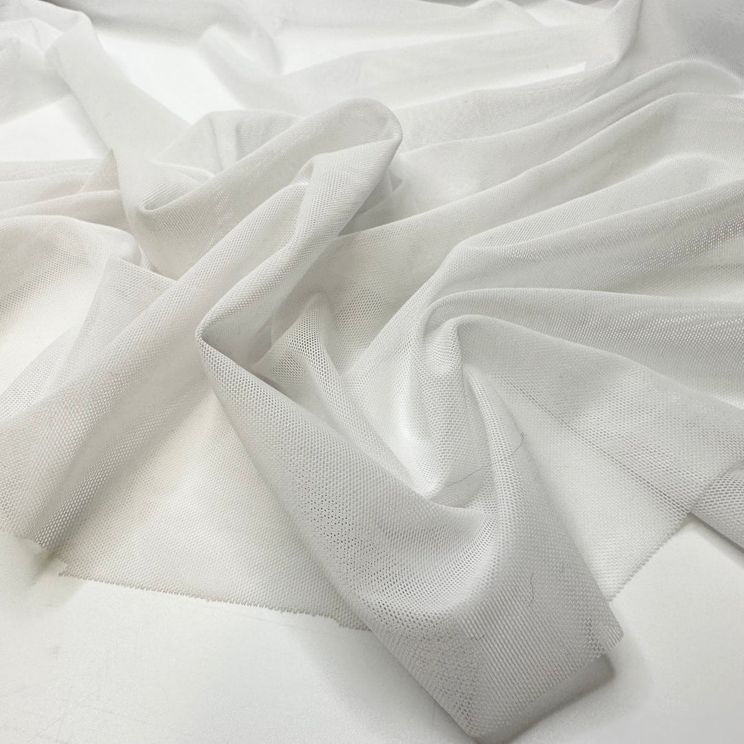 Stiff Egg Whites - Mesh Poly/Spandex Knit - Light White/Grey - 3M Bundle