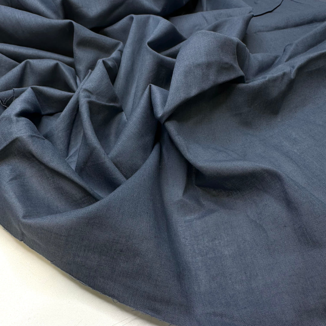 Last But Not Yeast - Soft Cotton Blend Woven - Navy - 2.6M Bundle