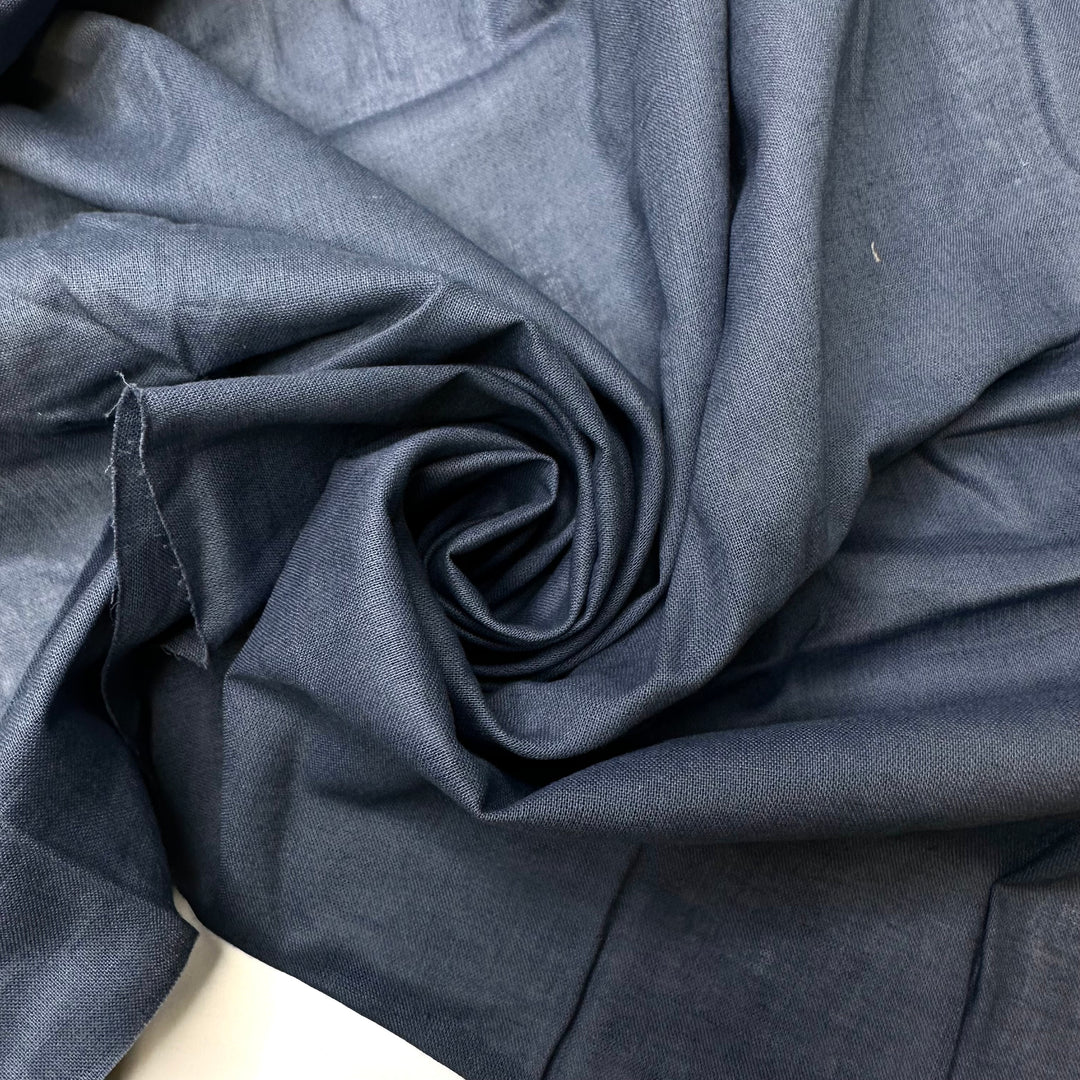 Last But Not Yeast - Soft Cotton Blend Woven - Navy - 2.6M Bundle