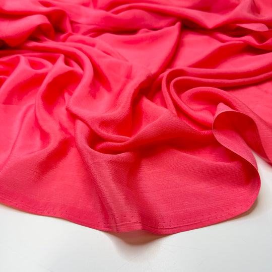 Crazy Food Colouring - Chiffon Polyester Blend Woven - Red/Pink - 2.4M Bundle