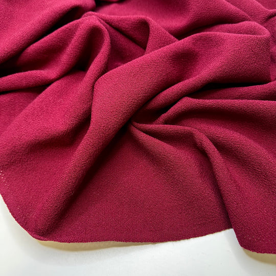 The Pie Of The Beholder - Made In England Worsted Wool Blend Woven - Pink/Fuchsia - 2M Bundle