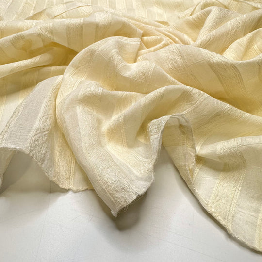 Taste Testing The Cake Batter - Poly/Cotton Woven - Cream Stripes - 3.15M Bundle
