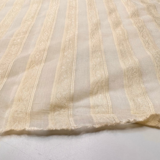Taste Testing The Cake Batter - Poly/Cotton Woven - Cream Stripes - 3.15M Bundle