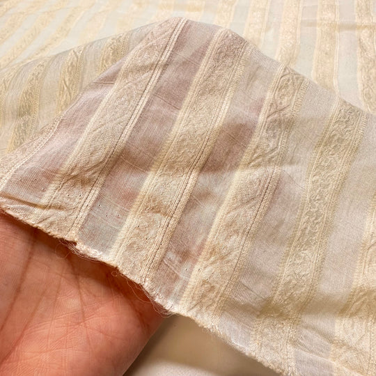 Taste Testing The Cake Batter - Poly/Cotton Woven - Cream Stripes - 3.15M Bundle