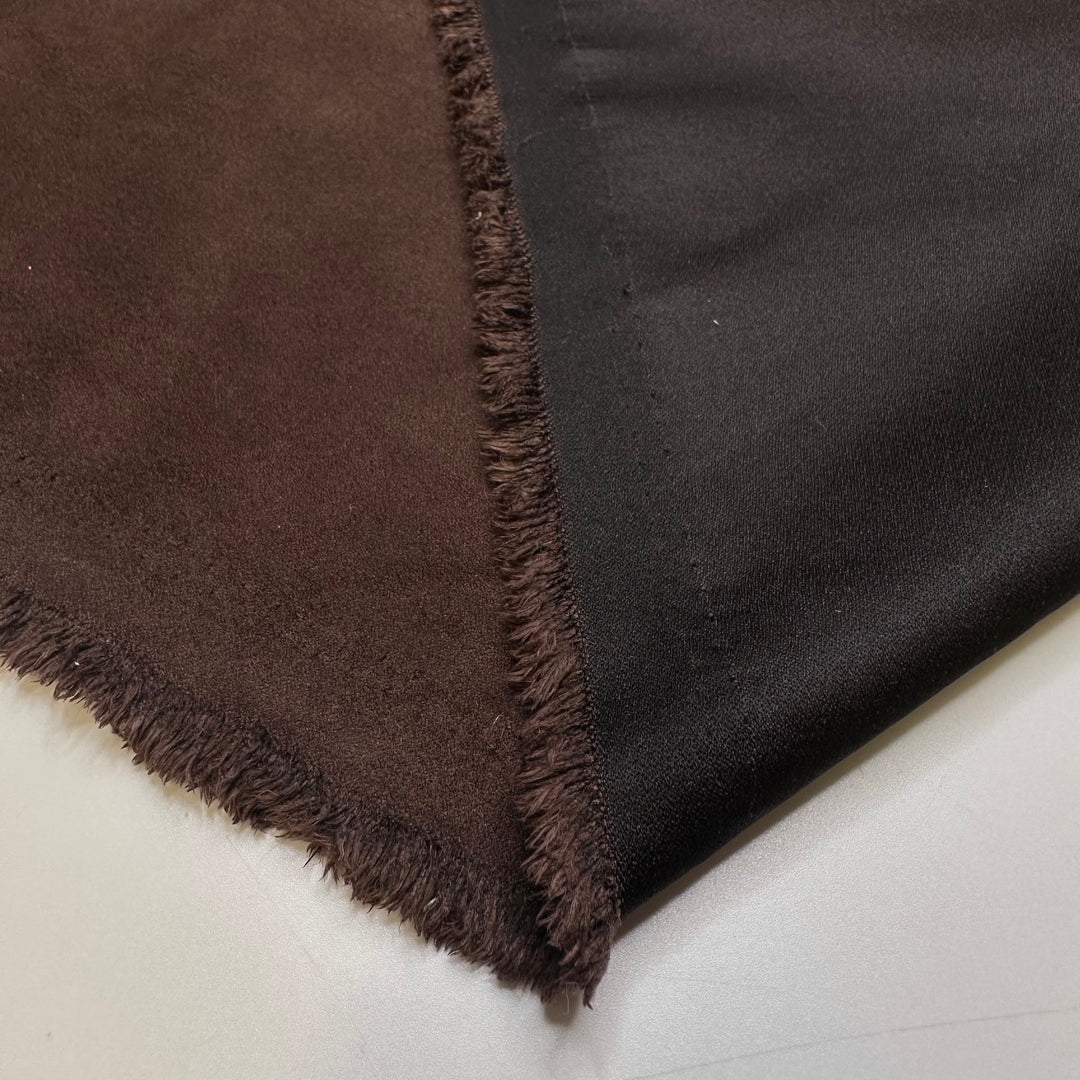 Chocolate Cake - Polyester Blend Woven - Dark Brown - 2M Bundle