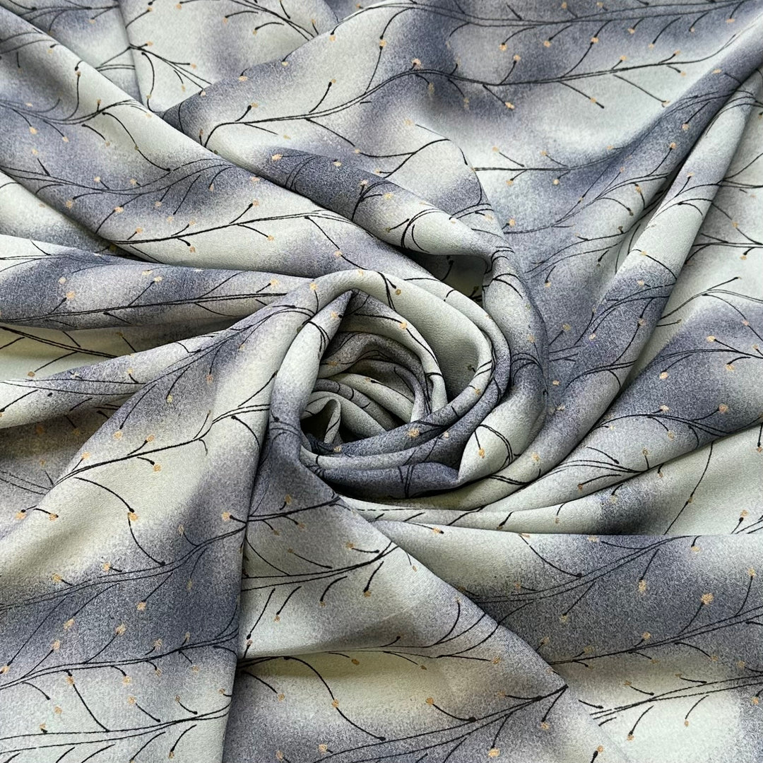 UB - Misty Mountain Morning - Polyester Blend Woven - Blue Multi Floral - 1.4M Bundle