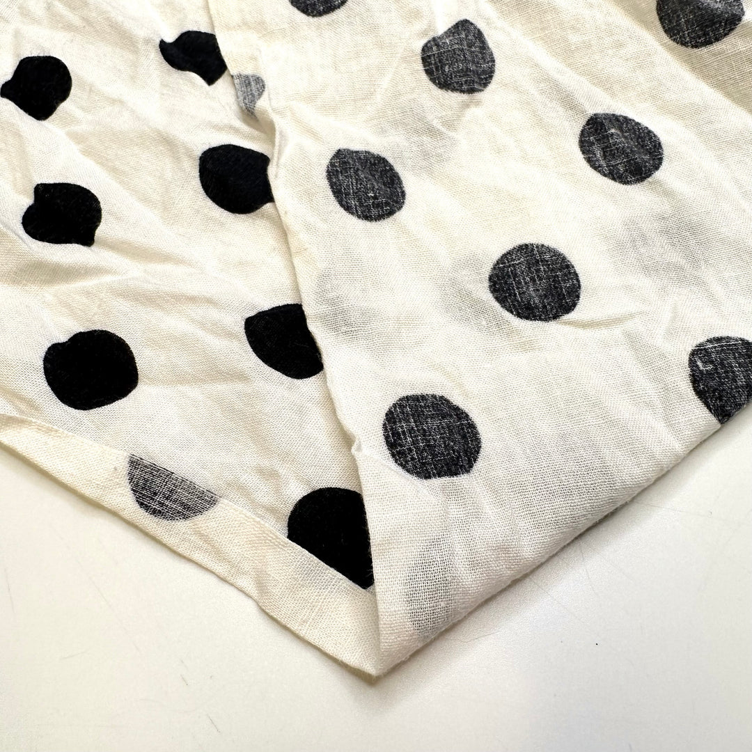 UB - Cruellas Ready To Wear Collection - Cotton Blend Woven - Black/White Polka Dots - 1.45M Bundle