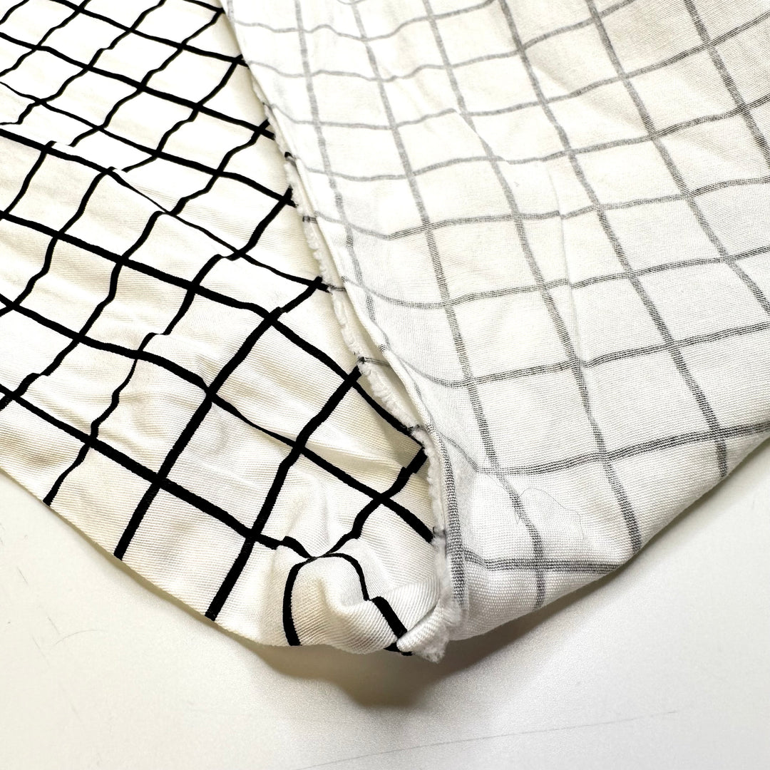 UB - Virtual Reality - Synthetic Blend Knit - Black/White Grid - 4M Bundle
