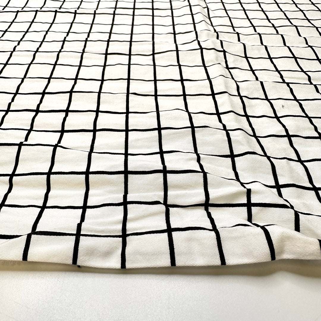 UB - Virtual Reality - Synthetic Blend Knit - Black/White Grid - 4M Bundle