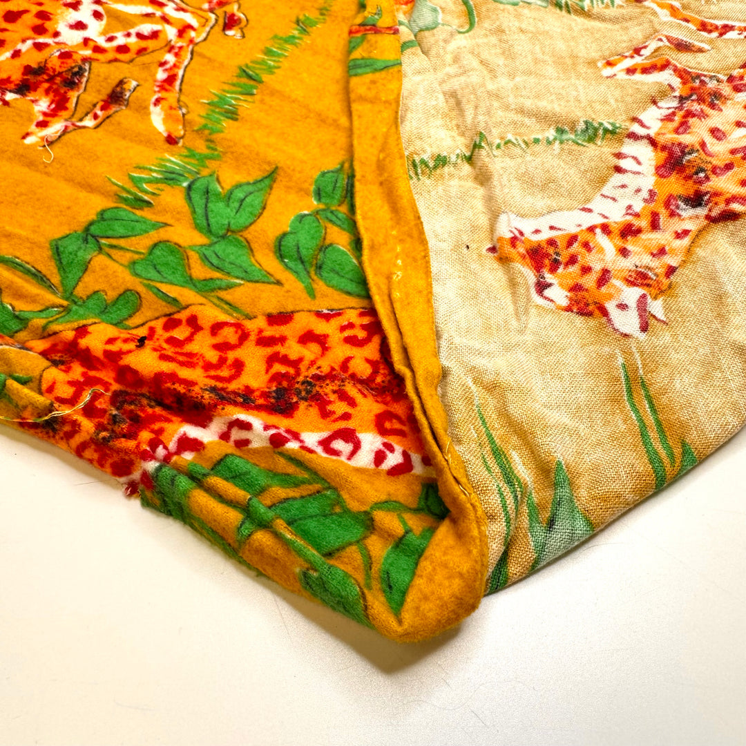 UB - On The Prowl - Flanelette Cotton Woven - Dark Yellow Multi Animal Print - 1.5M Bundle