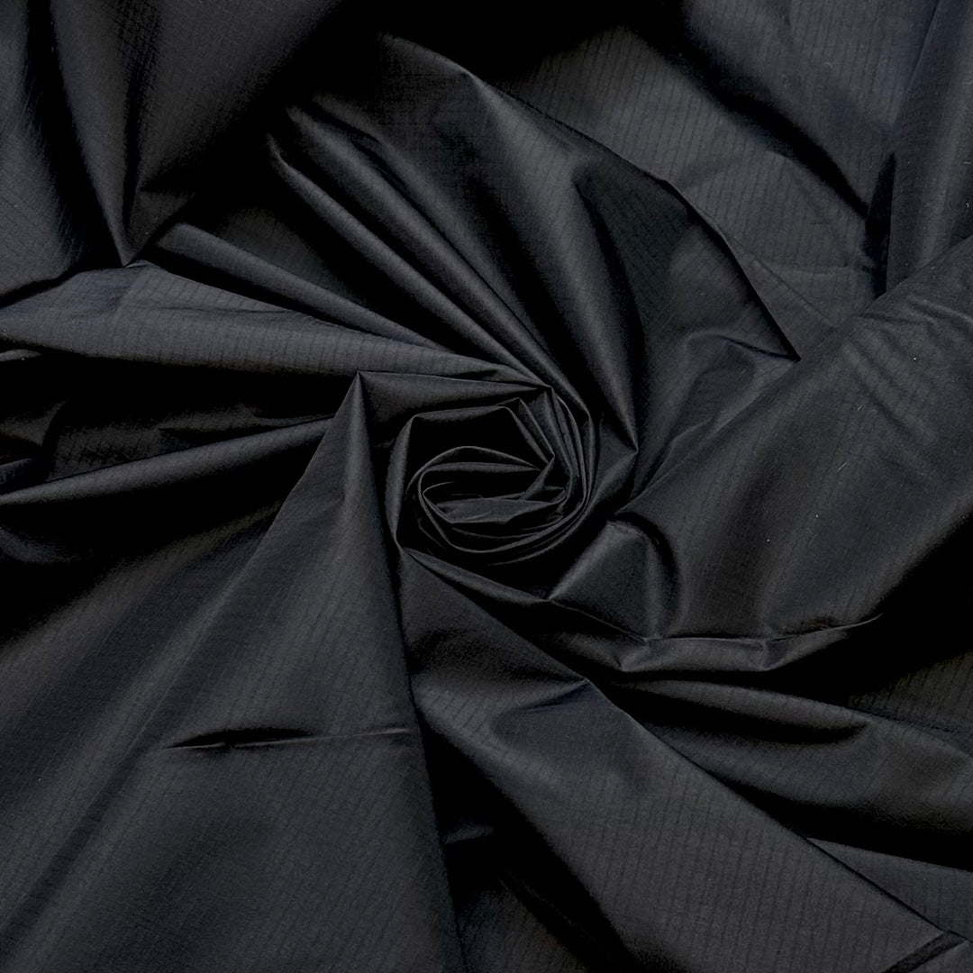 A More Permanent Solution - Water Resistant Ripstop Poly Woven - Black - Bundles