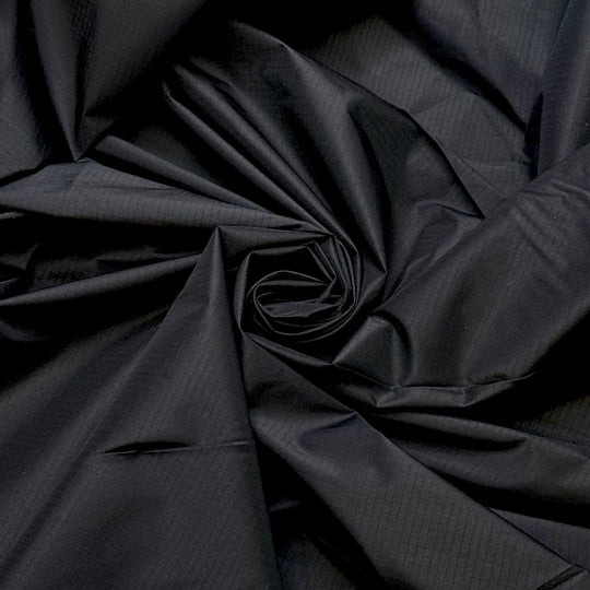 A More Permanent Solution - Water Resistant Ripstop Poly Woven - Black - Bundles