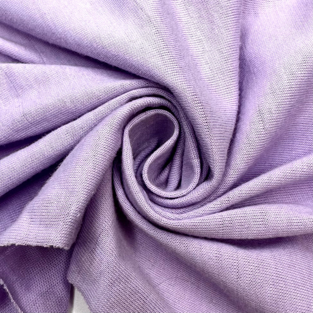 Heather S Purple - Jersey Cotton Blend Knit - Light Purple - 1.9M Bundle