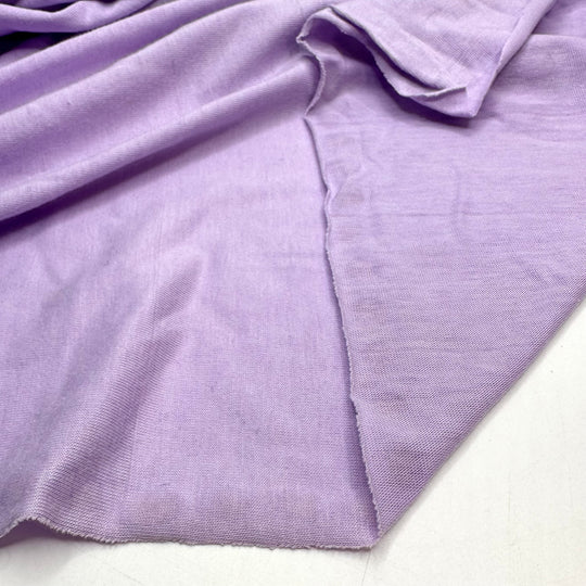 Heather S Purple - Jersey Cotton Blend Knit - Light Purple - 1.9M Bundle