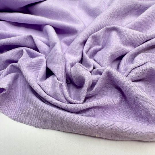 Heather S Purple - Jersey Cotton Blend Knit - Light Purple - 1.9M Bundle