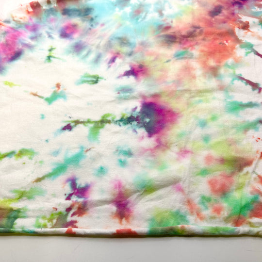Art Attack - Jersey Cotton Blend Knit - Multi Multicoloured Tie Dye - 1.3M Bundle