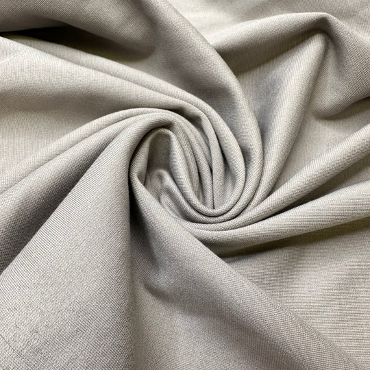 NTF - May 16 - Ponte Polyester Blend Knit - Taupe Grey - 2M Bundle