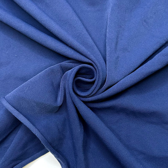 Looming Dusk - Rib Knit Poly/Cotton Knit - Navy - 0.9M Bundle