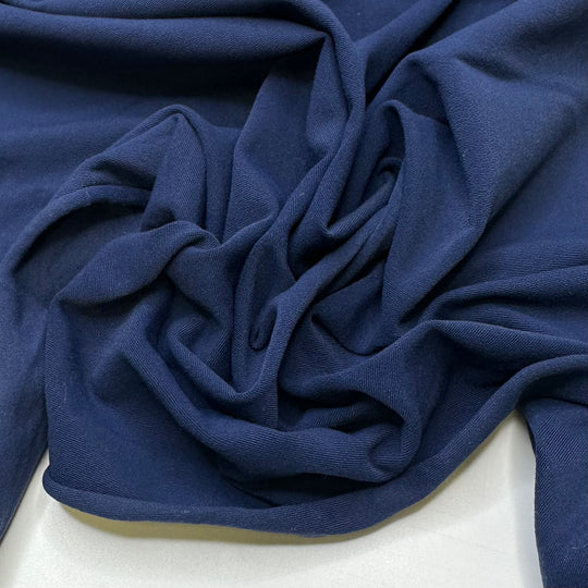Looming Dusk - Rib Knit Poly/Cotton Knit - Navy - 0.9M Bundle