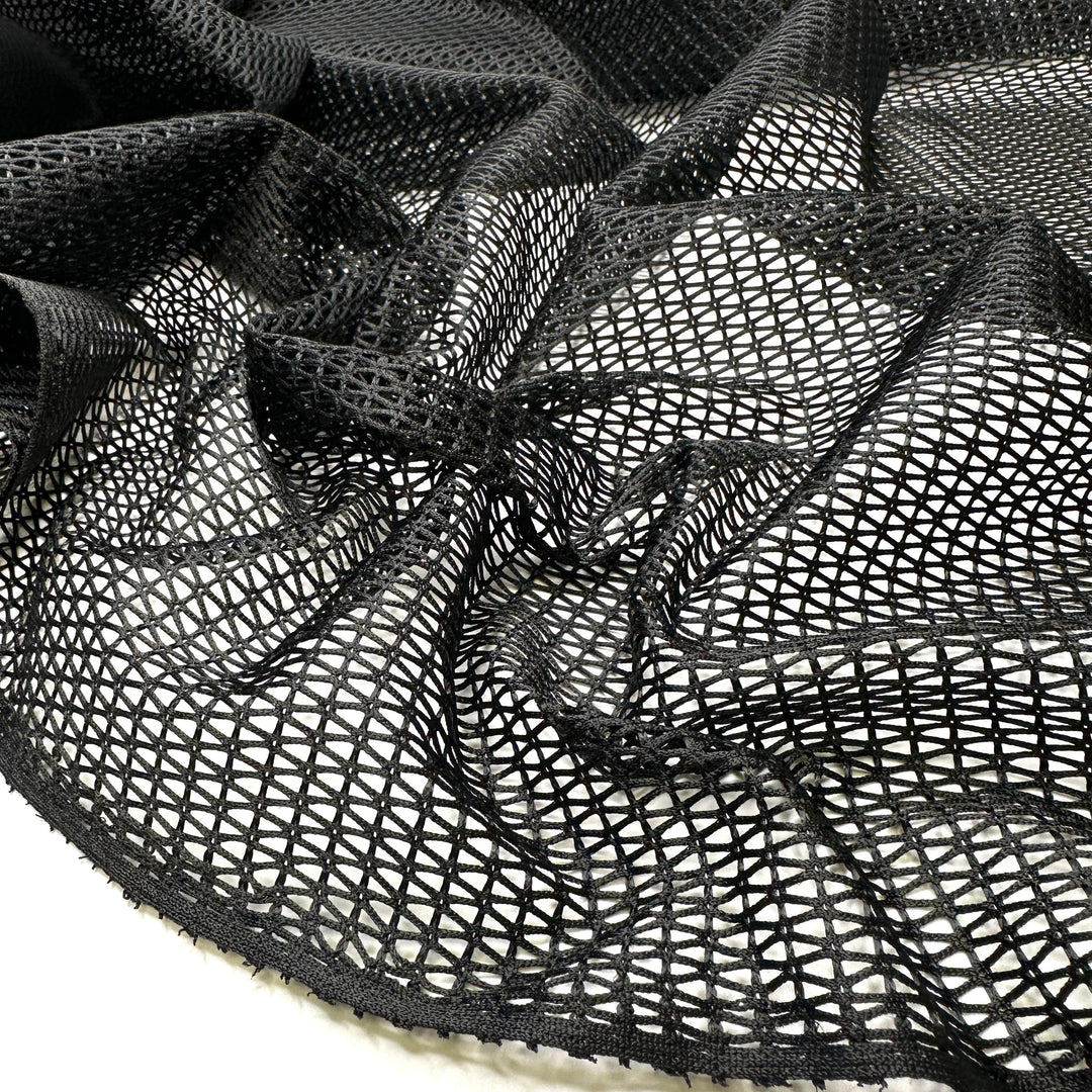 Holy Moly - Polyester Blend Woven - Black - 2M Bundle