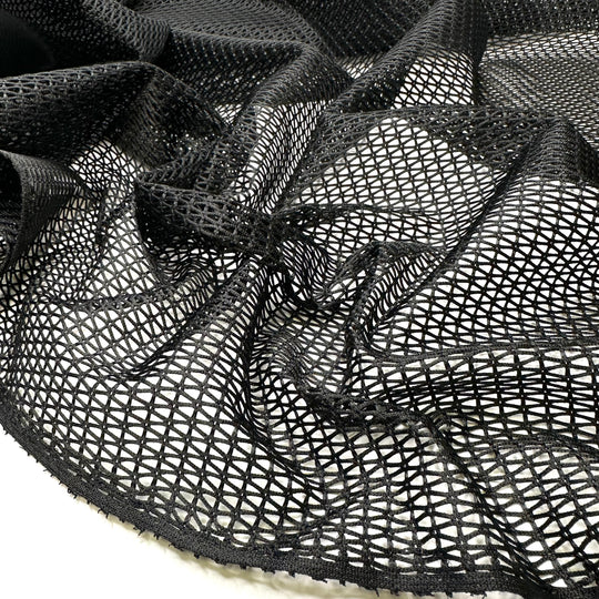 Holy Moly - Polyester Blend Woven - Black - 2M Bundle