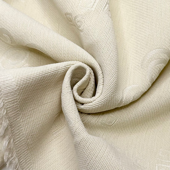 Horchata Hooch - Brocade Poly Woven - Cream Abstract - 2.2M Bundle