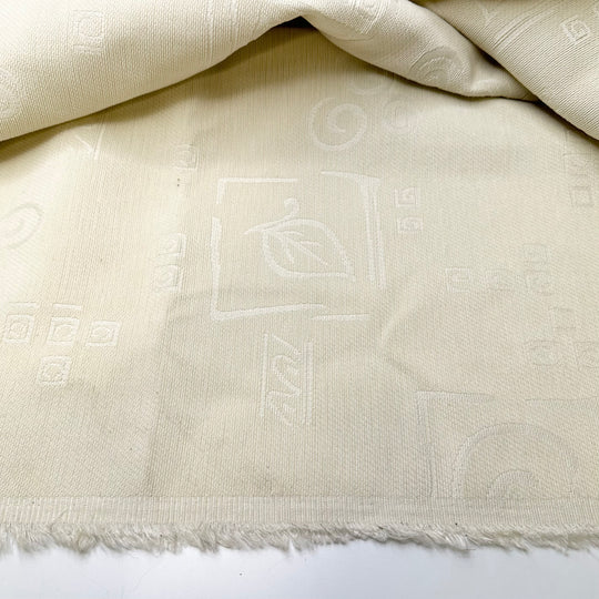 Horchata Hooch - Brocade Poly Woven - Cream Abstract - 2.2M Bundle
