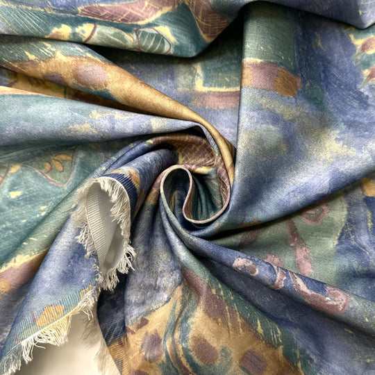 Vintage Hand Me Downs - Satin Finish Poly Woven - Multi Abstract - 2.8M Bundle