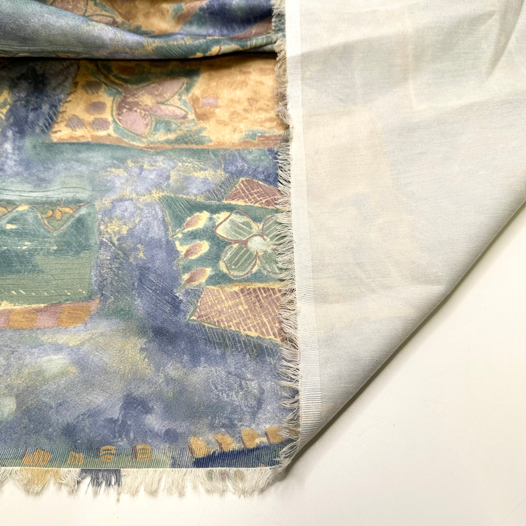 Vintage Hand Me Downs - Satin Finish Poly Woven - Multi Abstract - 2.8M Bundle
