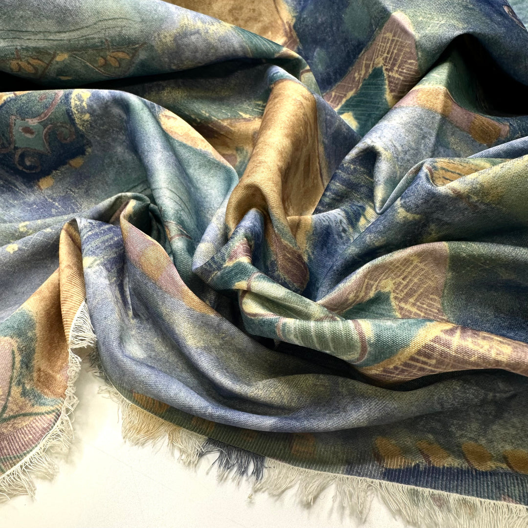 Vintage Hand Me Downs - Satin Finish Poly Woven - Multi Abstract - 2.8M Bundle