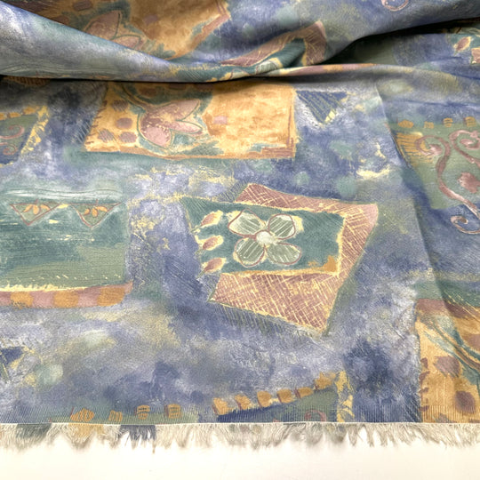Vintage Hand Me Downs - Satin Finish Poly Woven - Multi Abstract - 2.8M Bundle