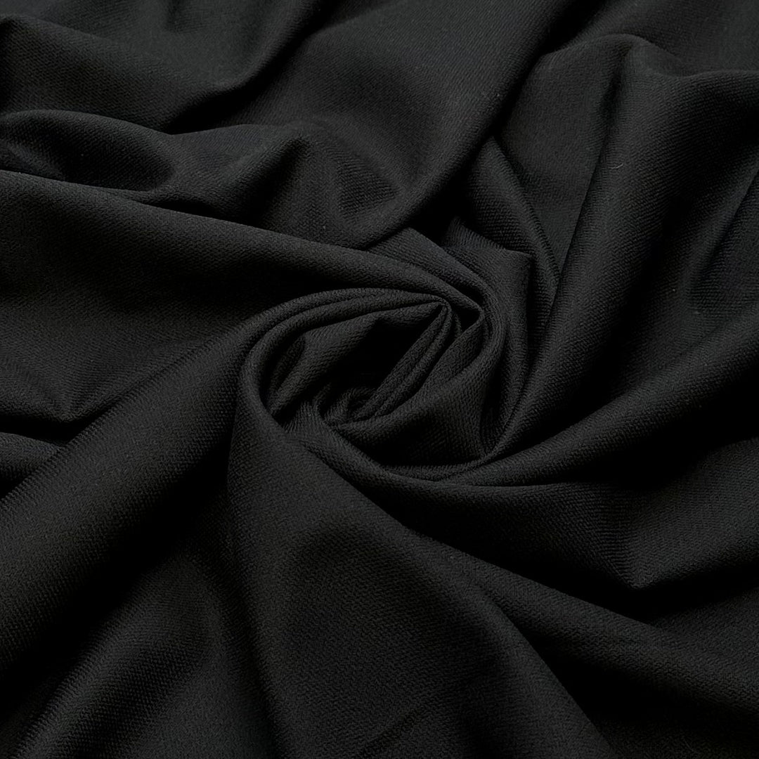 Modifying Vintage Garments - Iron On Interfacing Polyester Blend Woven - Black - Bundles