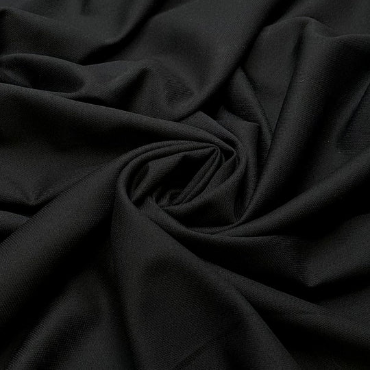 Modifying Vintage Garments - Iron On Interfacing Polyester Blend Woven - Black - Bundles